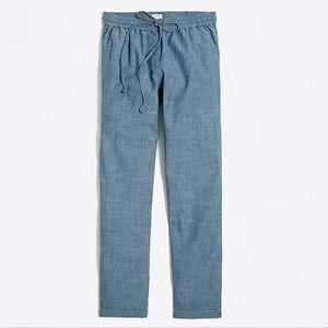 J. CREW chambray drawstring pant